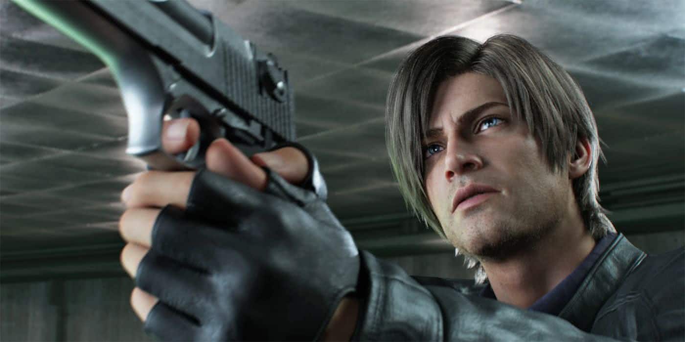 Próximo filme de Resident Evil pode não agradar os fãs; entenda 2 Leon em Resident Evil: No Escuro Absoluto (Reprodução / Netflix)